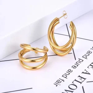 Pair-Fashion-C-Shape-Plating-201-Stainless-Steel-18K-Gold-Plated-Ear-Studs-4
